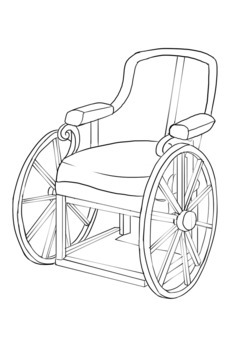 old wheelchair