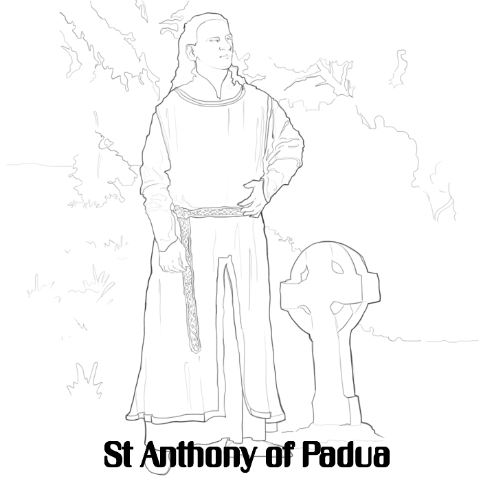 St Anthony, Patron Saint of Elderly
